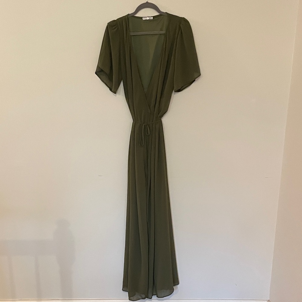 Baltic Born Deep Green Maxi Dress